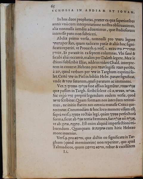 Sefer Ḥabaḳuḳ 'im perush r. Daṿid Ḳimḥi ... =  Habacuc cum commentariis R. David Kimhi, à Fracisco Vatablo, Hebraicorum literarum professore regio, summa cura & diligentia recognitis.