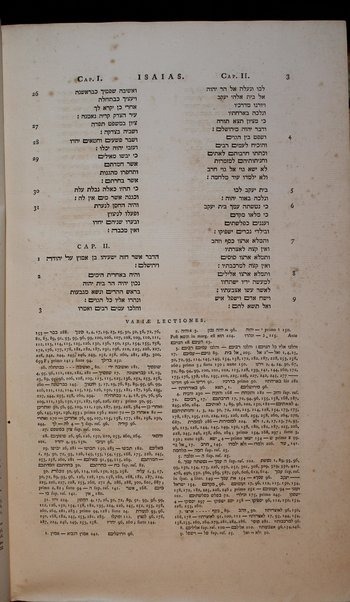 Vetus Testamentum Hebraicum : cum variis lectionibus / edidit Benjaminus Kennicott ...