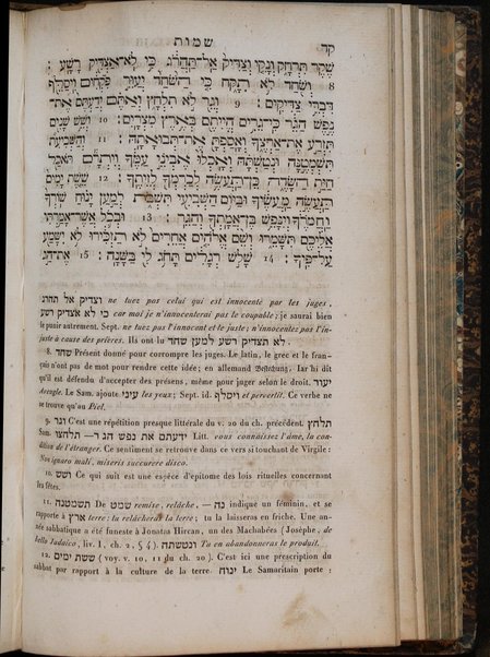 La Bible : traduction nouvelle, avec l'hébreu en regard : accompagné des points-voyelles et des accents toniques, avec des notes philologiques, géographiques et littéraire, et les principales variantes de la version des Septante et du texte samaritain / par S. Cahen.