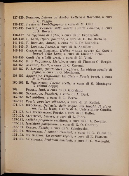 La Corona regale / a cura di Elio Piattelli