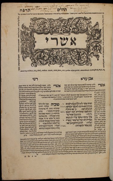 ... Ha-ʻEśrim ṿe-arbaʻ gadol ... : ... ṿe-eleh hem peraṭe ha-devarim nitkenu lo ... rishon. ha-ḥumash ʻim targum peru. Rashi ṿe-I.ʻE. u-parperaʼo. mi-Baʻal ha-Ṭurim : ṿeha-Neviʼi. ha-rishonim ʻim pe. Rashi ṿe-Ḳimḥi ṿe-Ralbag ṿe-rabenu Yeshaʻyah : ṿeha-Neviʼim ha-aḥaronim ʻim pe. Rashi ṿe-Kimḥi : ṿeha-Ketuvim talim ʻim pe Rashi ṿe-I. ʻE. Mishle ʻim peru. Rashi ṿe-Ralbag : ʼIyov ʻim pe. ʼIbn ʻEzra ṿe-Ralbag : Daniyel ʻim pe. I. ʻE. ṿe-rabenu Seʻadyah Gaʼon : ʻEzra ʻim pe. Rashi ṿe-ʻim pe. R. Mosheh Ḳimḥi : Divre ha-yamim ʻim pe. Rashi ṿe-Radaḳ : ḥamesh megilo. ʻim pe. Rashi ṿe-I. ʻE. : ṿeha-miḳraʼo. meturgamim menuḳadi. u-muṭʻamim ṿe-nimsarim ʻal pi darkhe ha-sofrim ḳadmonenu anshe Keneset ha-gedolah ṿeha-sofrim ha-baʼim aḥarehem ...
