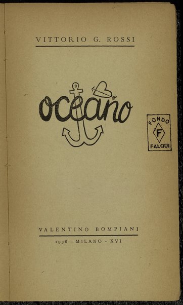 Oceano / Vittorio G. Rossi