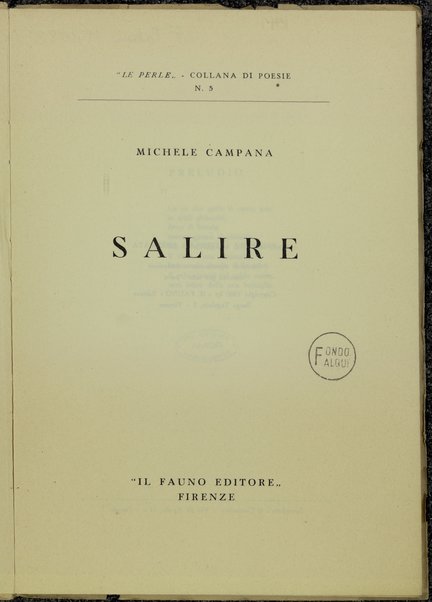 Salire / Michele Campana