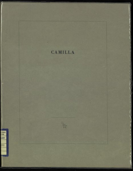 Camilla / Libero De Libero