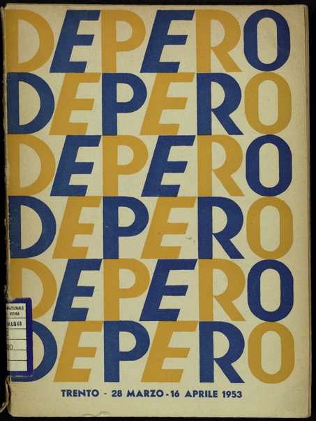 94. Mostra Depero : Trento primavera 1953