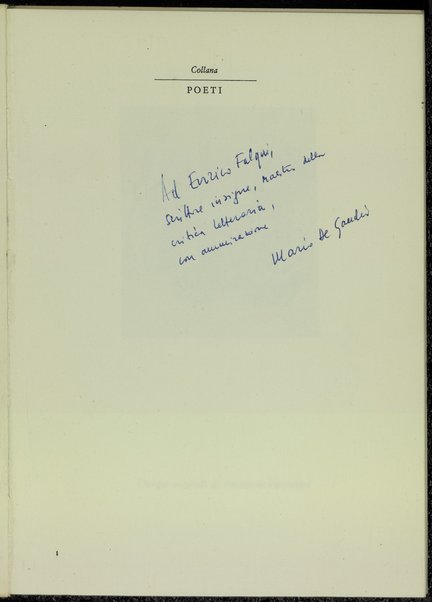 Quattro tempi d'amore : (Diario 1948-1964) / Mario De Gaudio