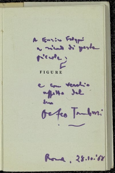 Figure / Orfeo Tamburi ; introduzione di Libero Bigiaretti