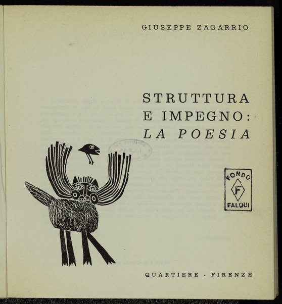 Struttura e impegno: la poesia / Giuseppe Zagarrio