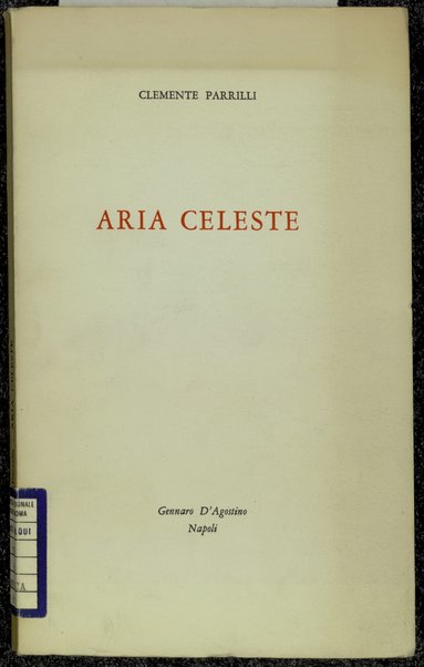 Aria celeste / Clemente Parrilli