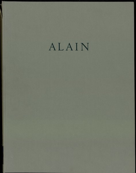 Alain / incisioni di Paolo Vallorz ; poesie di Giovanni Testori