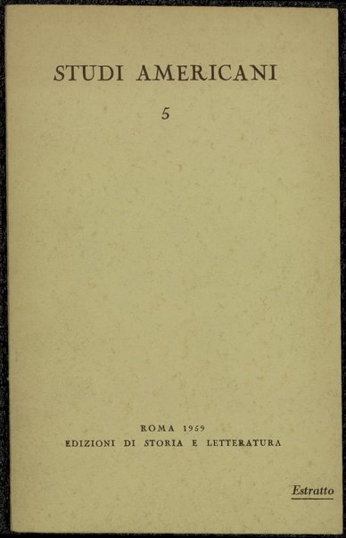 La critica italiana sulla letteratura americana