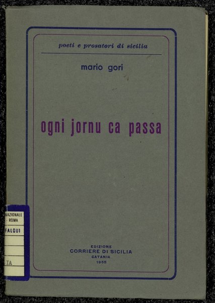 Ogni jornu ca passa / Mario Gori