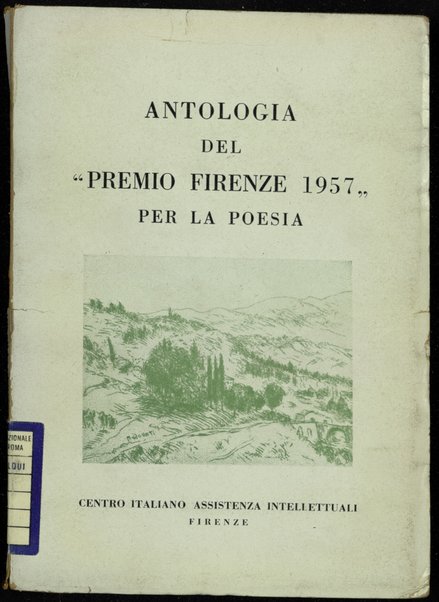Antologia del premio Firenze 1957 per la poesia