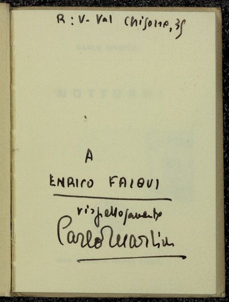 Notturni / Carlo Martini