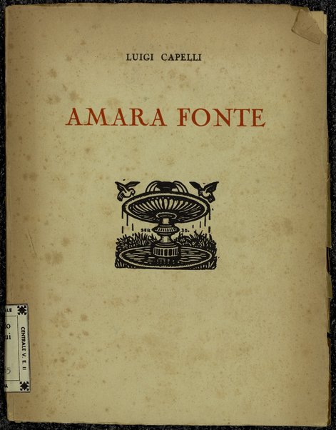 Amara fonte / Luigi Capelli