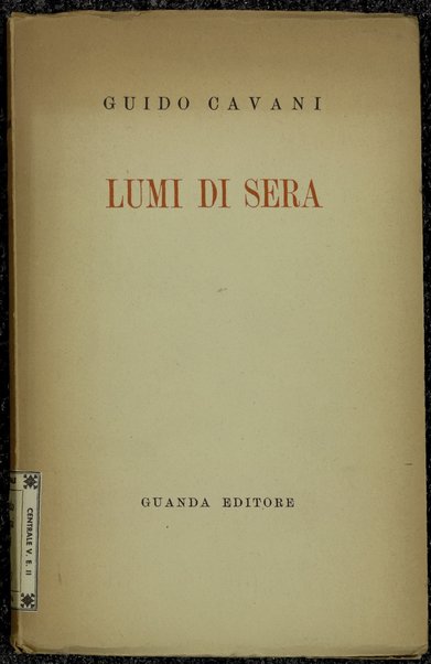 Lumi di sera / Guido Cavani