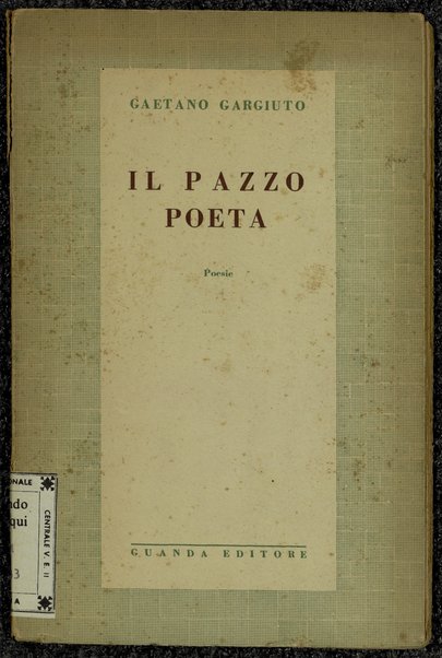 Il pazzo poeta : Poesie