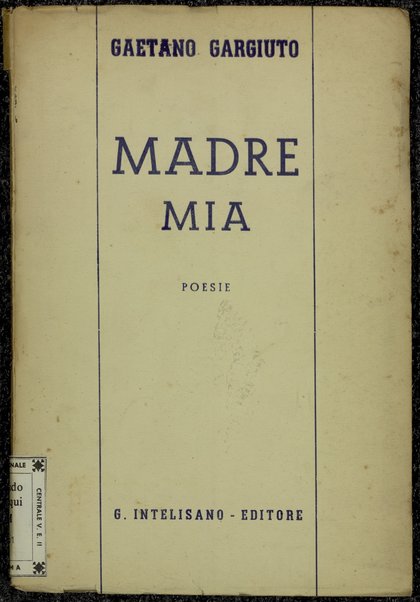 Madre Mia : Poesie