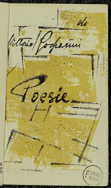 Poesie / di Vittorio Gasparini ; Stampa e cura artistica del pittore A. Cuniolo