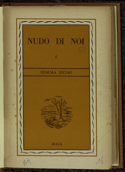 Nudo di noi / Gemma Licini