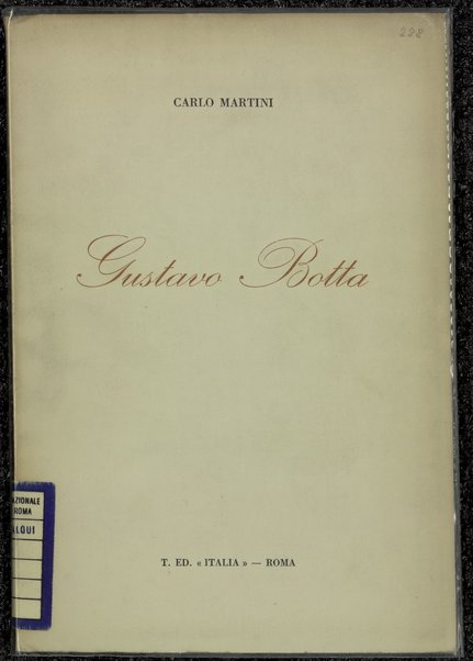 Gustavo Botta / Carlo Martini