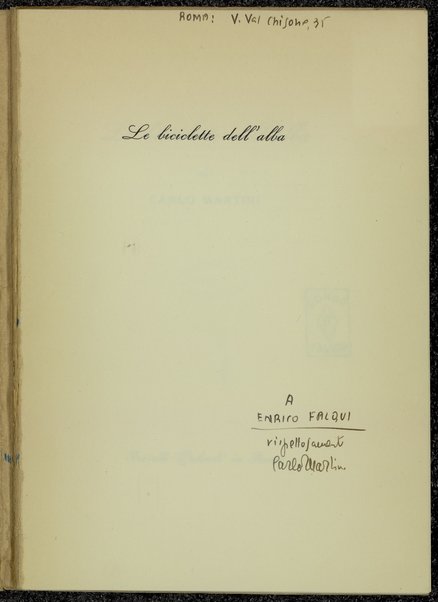 Le biciclette dell'alba / di Carlo Martini