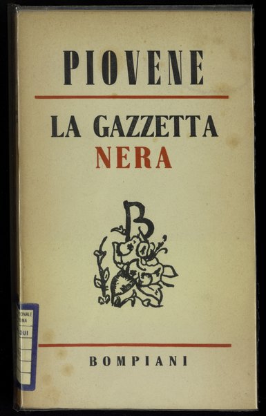 La gazzetta nera : romanzo / di Guido Piovene