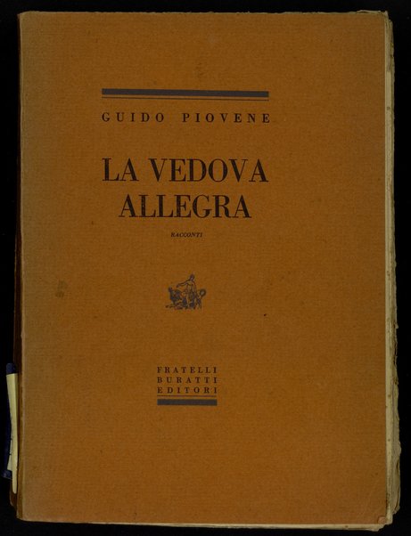 La vedova allegra : Racconti