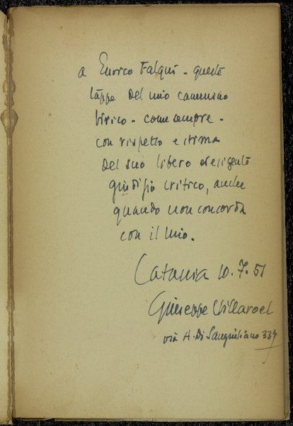 L'uomo e Dio : itinerario di una poesia / Giuseppe Villaroel