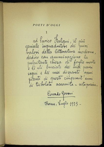 Preghiera al trifoglio : nuove poesie / Corrado Govoni