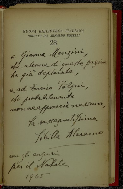 Dal mio diario : (1940-1944) / Sibilla Aleramo