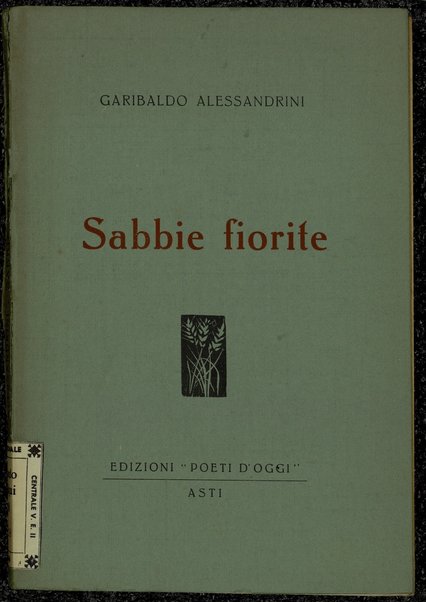 Sabbie fiorite / Garibaldo Alessandrini