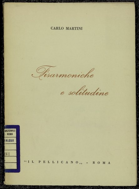 Fisarmoniche e solitudine / Carlo Martini