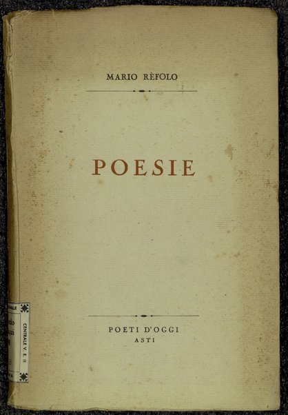 Poesie / di Mario Refolo