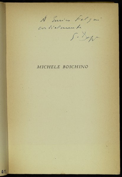 Michele Boschino : romanzo / Giuseppe Dessi