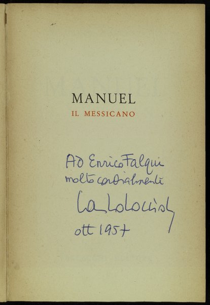 Manuel il messicano / Carlo Coccioli