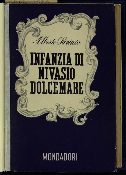Infanzia di Nivasio Dolcemare /  Alberto Savinio