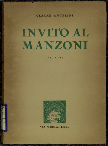 Invito al Manzoni / Cesare Angelini