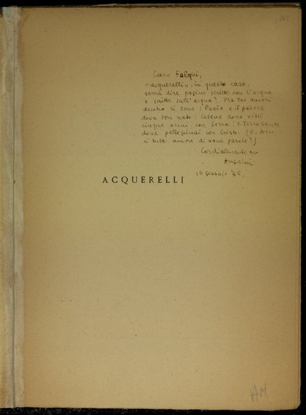 Acquerelli / Cesare Angelini