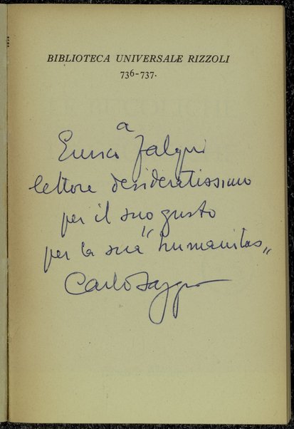 Le bucoliche e Le georgiche / Publio Virgilio Marone ; tradotte da Carlo Saggio