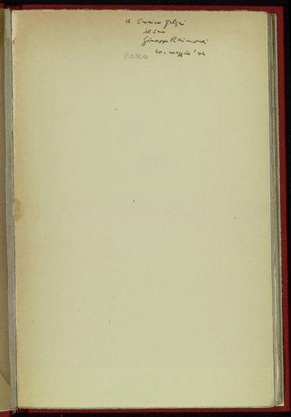 Anni di Bologna : 1924-1943 / Giuseppe Raimondi