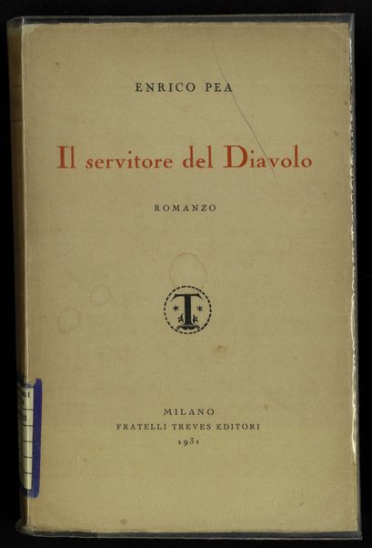 Il servitore del diavolo : romanzo / Enrico Pea