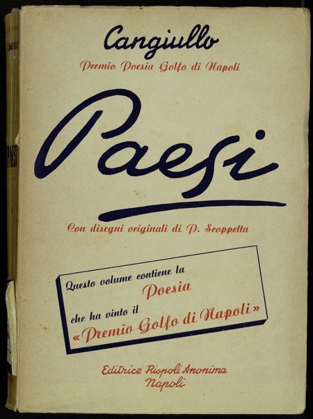 Paesi / Cangiullo ; con un giudizio di S. E. [!] Marinetti ; e disegni di P. Scoppetta