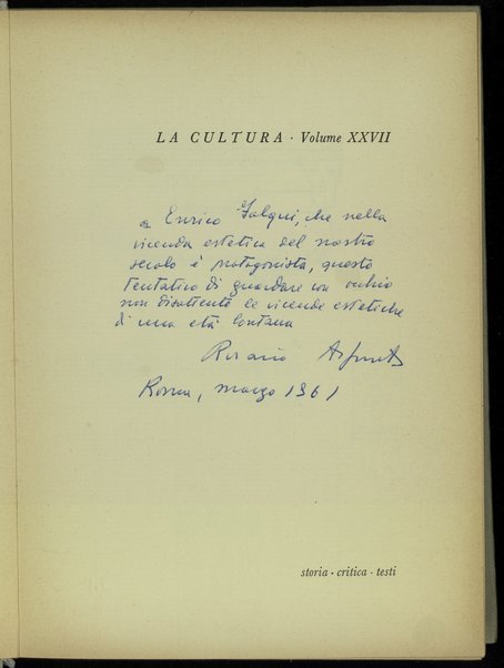 La critica d'arte nel pensiero medioevale / Rosario Assunto