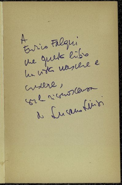 Un pugno di tempo / Luciano Luisi