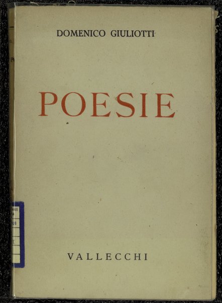 Poesie /  Domenico Giuliotti