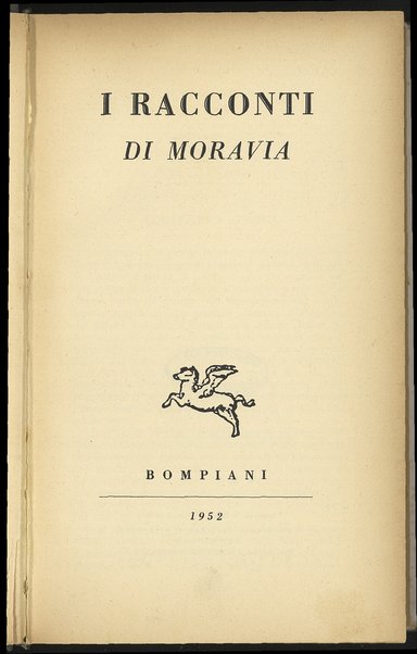 I racconti / di Moravia