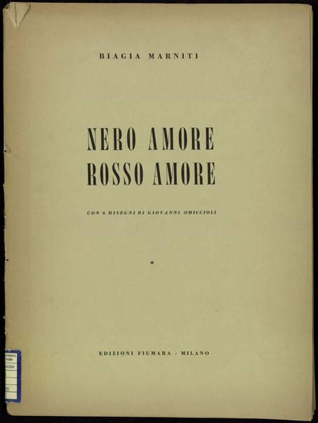 Cara prigione / Gianna Manzini ; con 6 disegni di Franco Gentilini