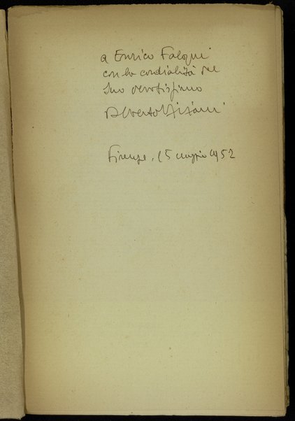 La chioma di Berenice : 1946-1951 / Alberto Viviani