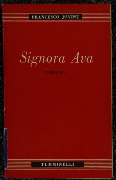 Signora Ava : romanzo / Francesco Jovine